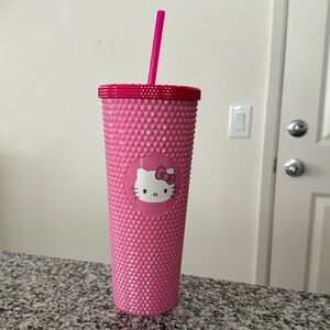 Hello Kitty tumbler.